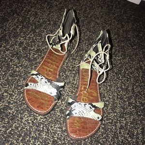 Sam Edelman snakeskin sandals